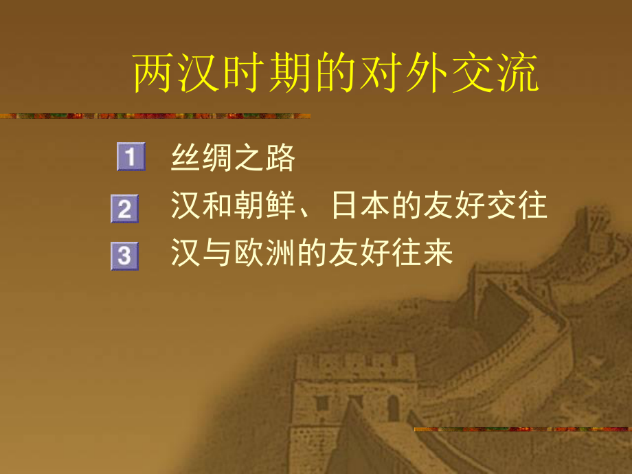 两汉时期对外交流_第1页