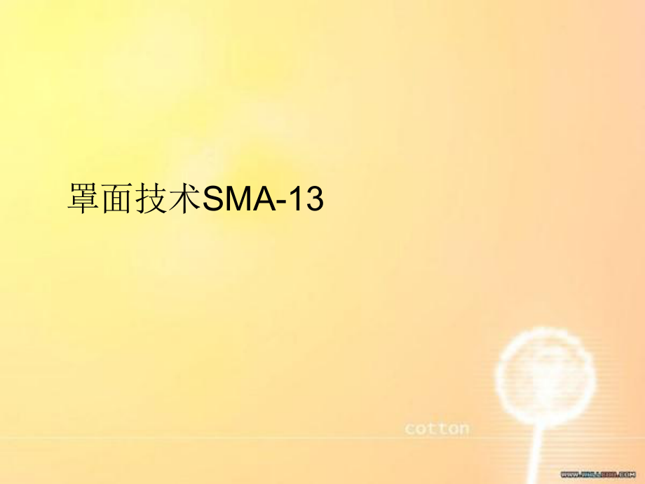 罩面技术SMA13PPT课件_第1页