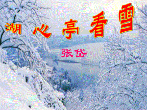 湖心亭看雪 (3)