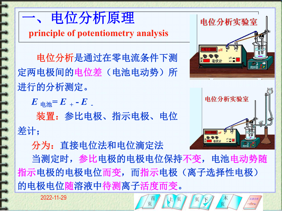 电位分析及离子选择电极课件_第1页