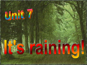 新目标英语_新版__七年级下册_英语_unit7_It's_raining_Section_A_1