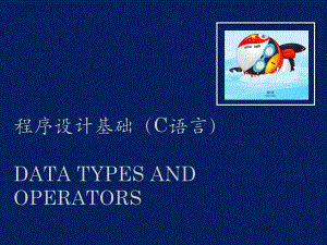C语言程序设计教程课件：2_b_DatatypesOperators