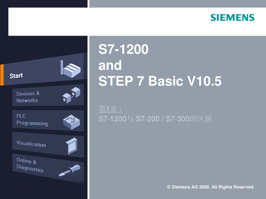 西门子可编程逻辑控制器S7-1200与S7-200 、S7-300的性_第1页