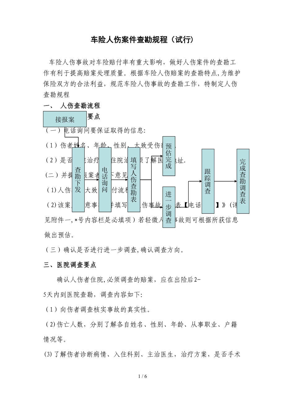 人伤查勘规程_第1页