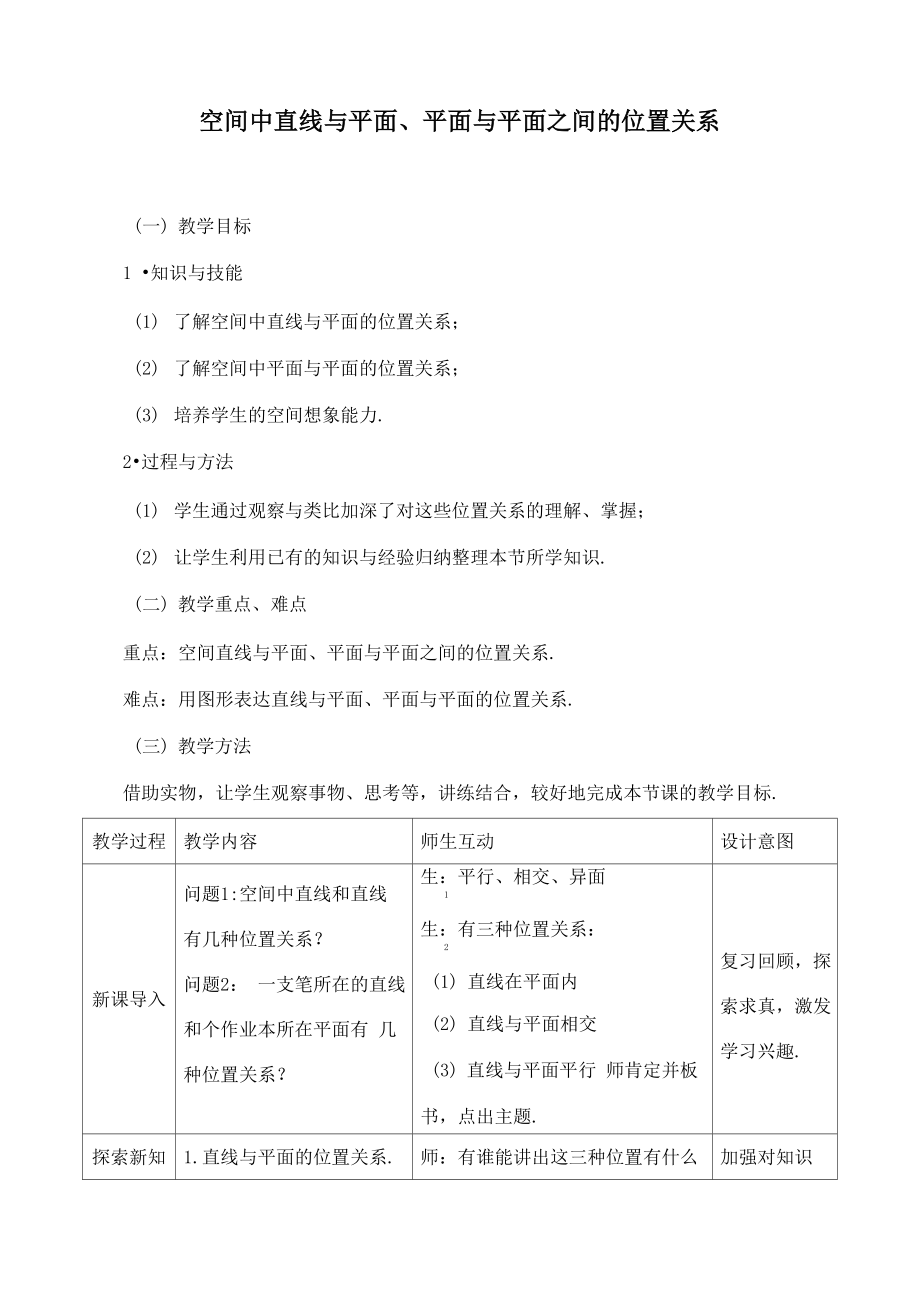 《空间中直线与平面、平面与平面_第1页