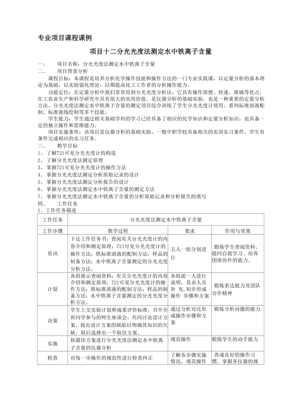 分光光度法测定水中离子含量_第1页