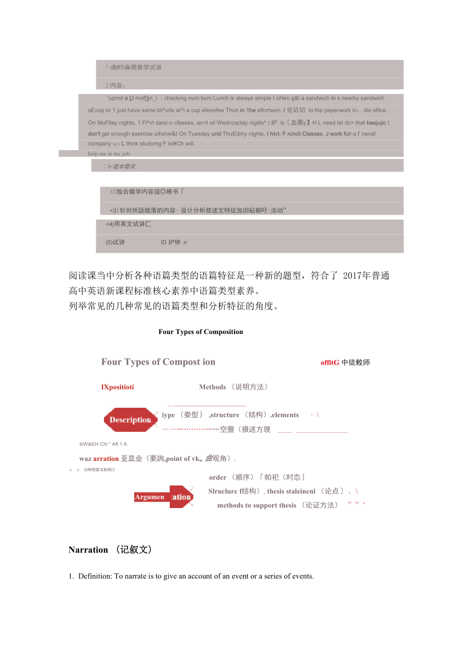 语篇类型特征说明_第1页