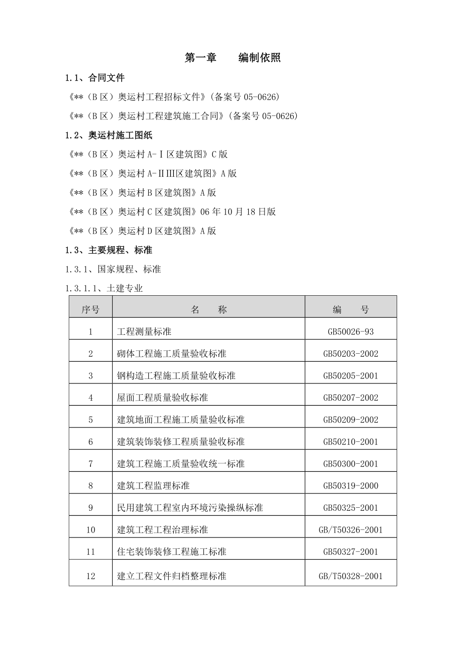 2022年北京某多层剪力墙结构高档公寓群装饰施工组织设计_第1页