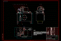 QY-12汽车起重机液压系统液压站CAD装配图