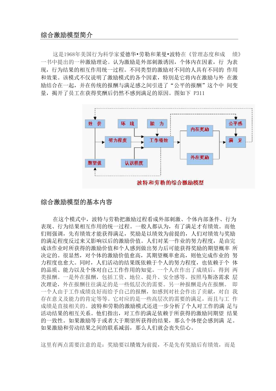 综合激励模型简介_第1页