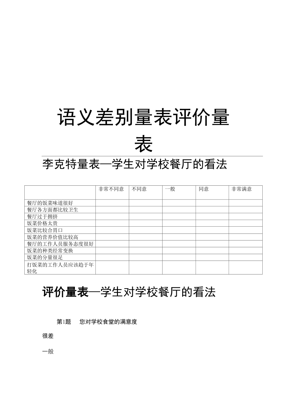 语义差别量表评价量表讲解学习_第1页