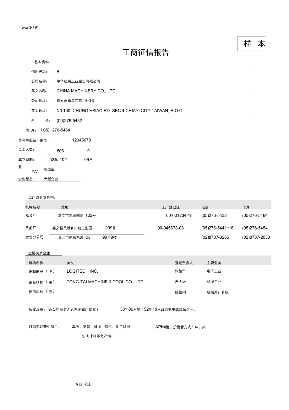 竣u商徵信报告_第1页