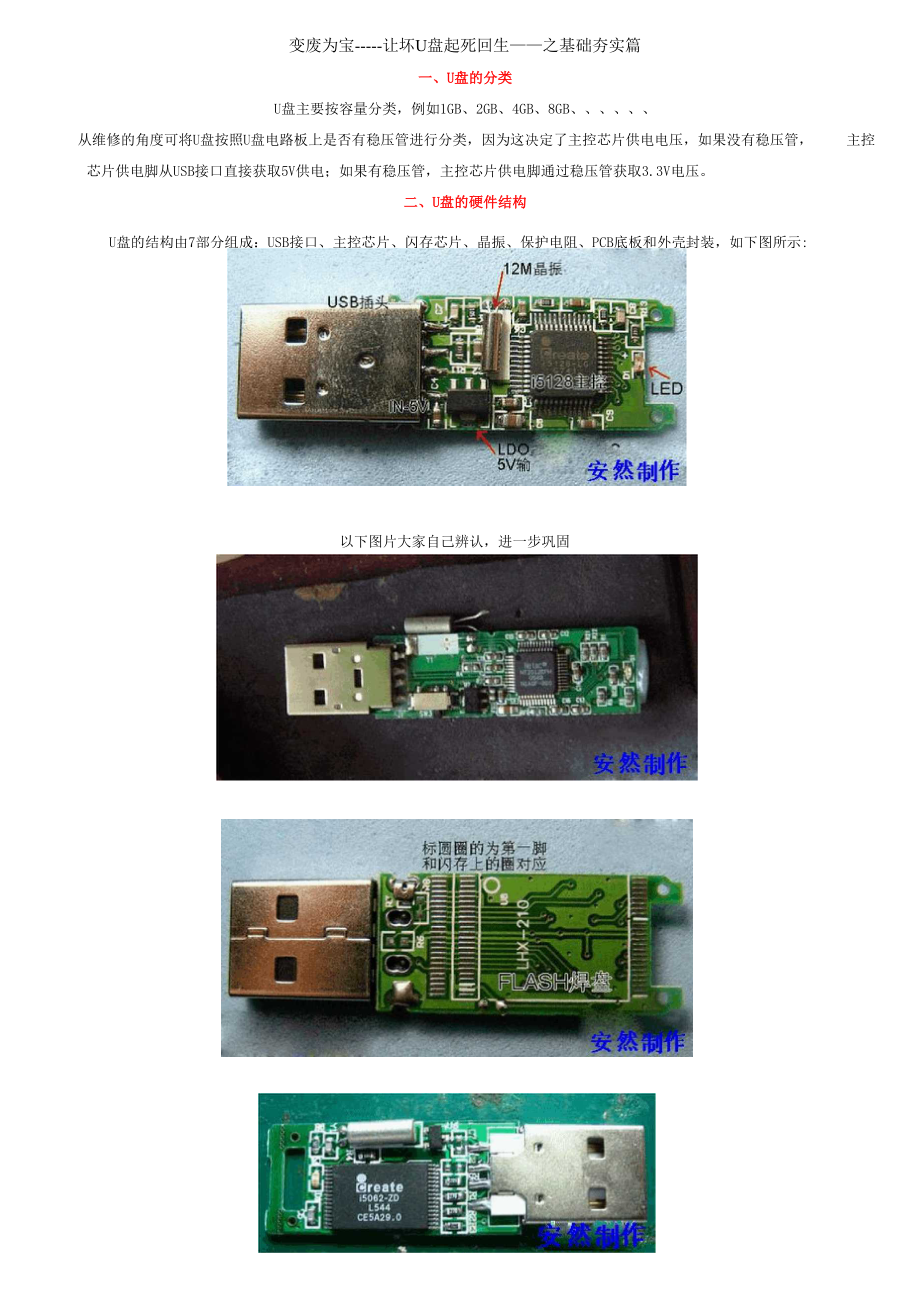 U盘修复基础篇_第1页