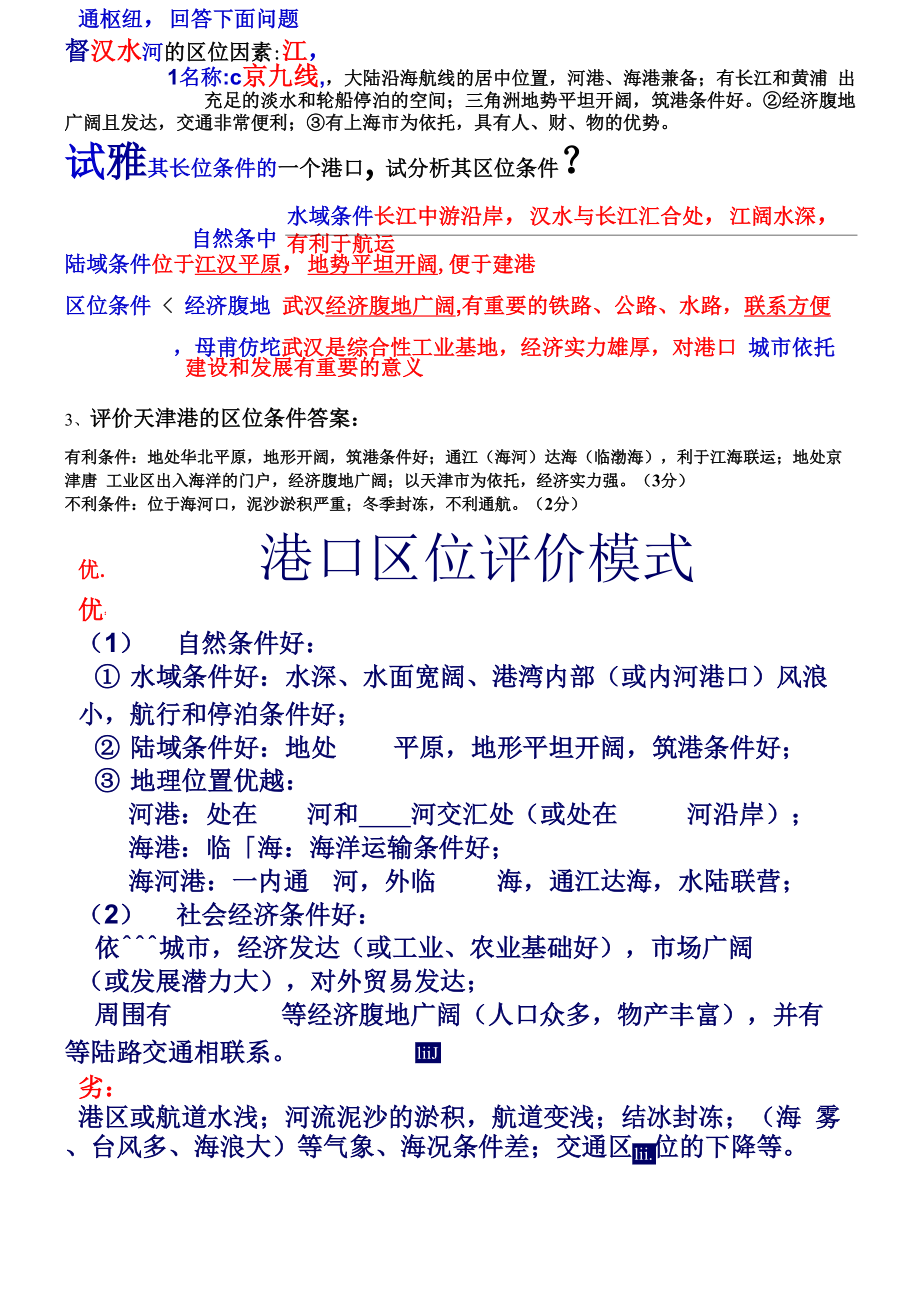 上海港的区位因素_第1页