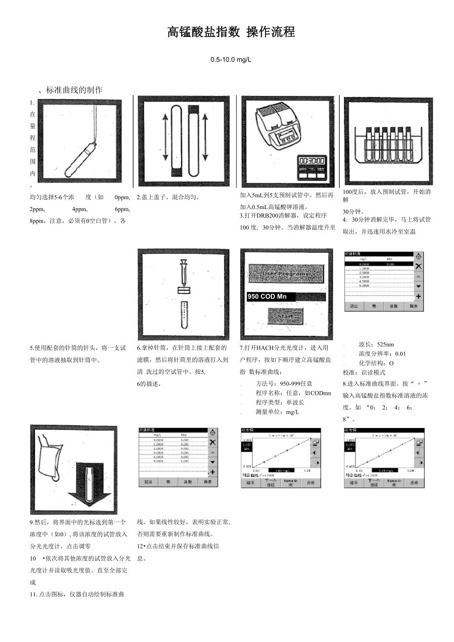 高锰酸盐指数操作流程及试剂配方_第1页