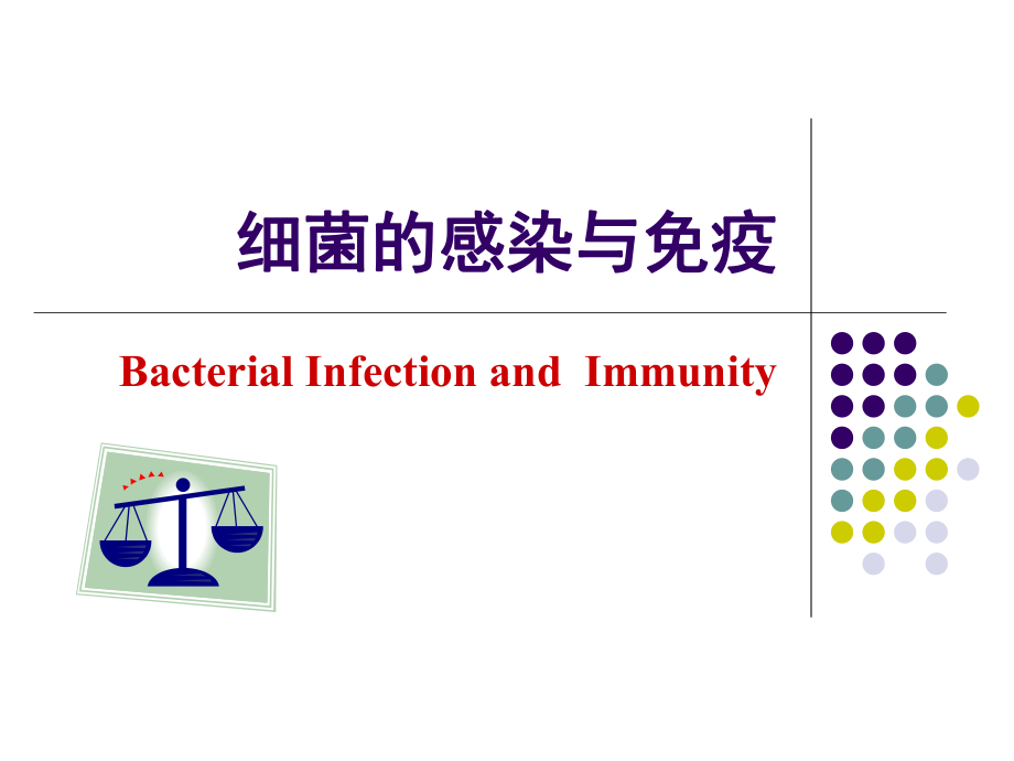 医学微生物学课件：细菌感染与免疫_第1页