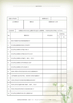 福州某汽车公司过程审核记录(49个Document10个xls)_9