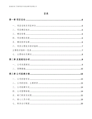 宁德市提升传统消费项目建议书【模板参考】