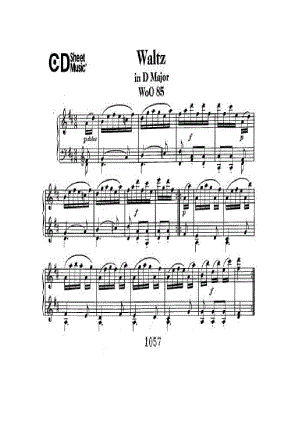 贝多芬 钢琴谱73