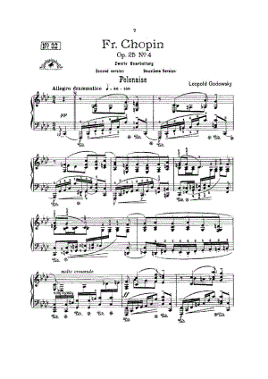 戈多夫斯基 钢琴谱19