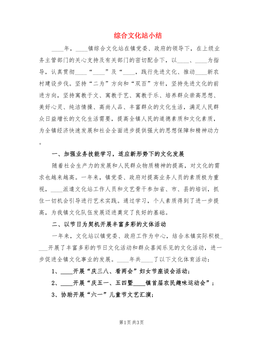 综合文化站小结.doc_第1页