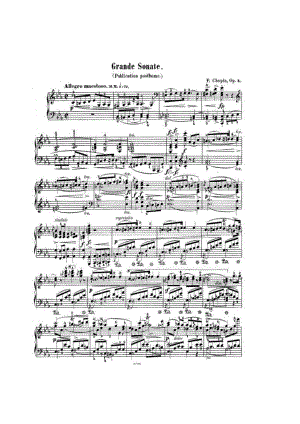 Chopin 钢琴谱28