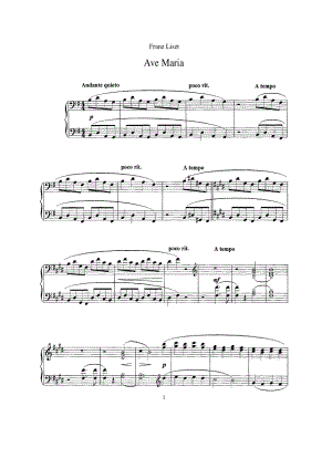 Liszt 钢琴谱57