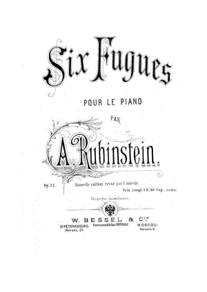 Rubinstein 钢琴谱4