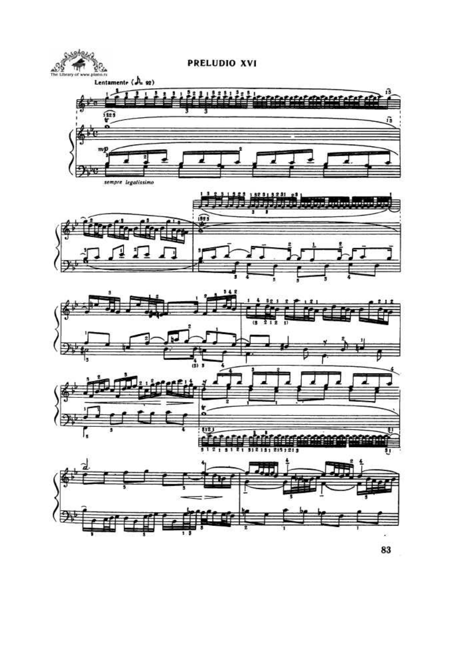 巴赫 钢琴谱131_第1页