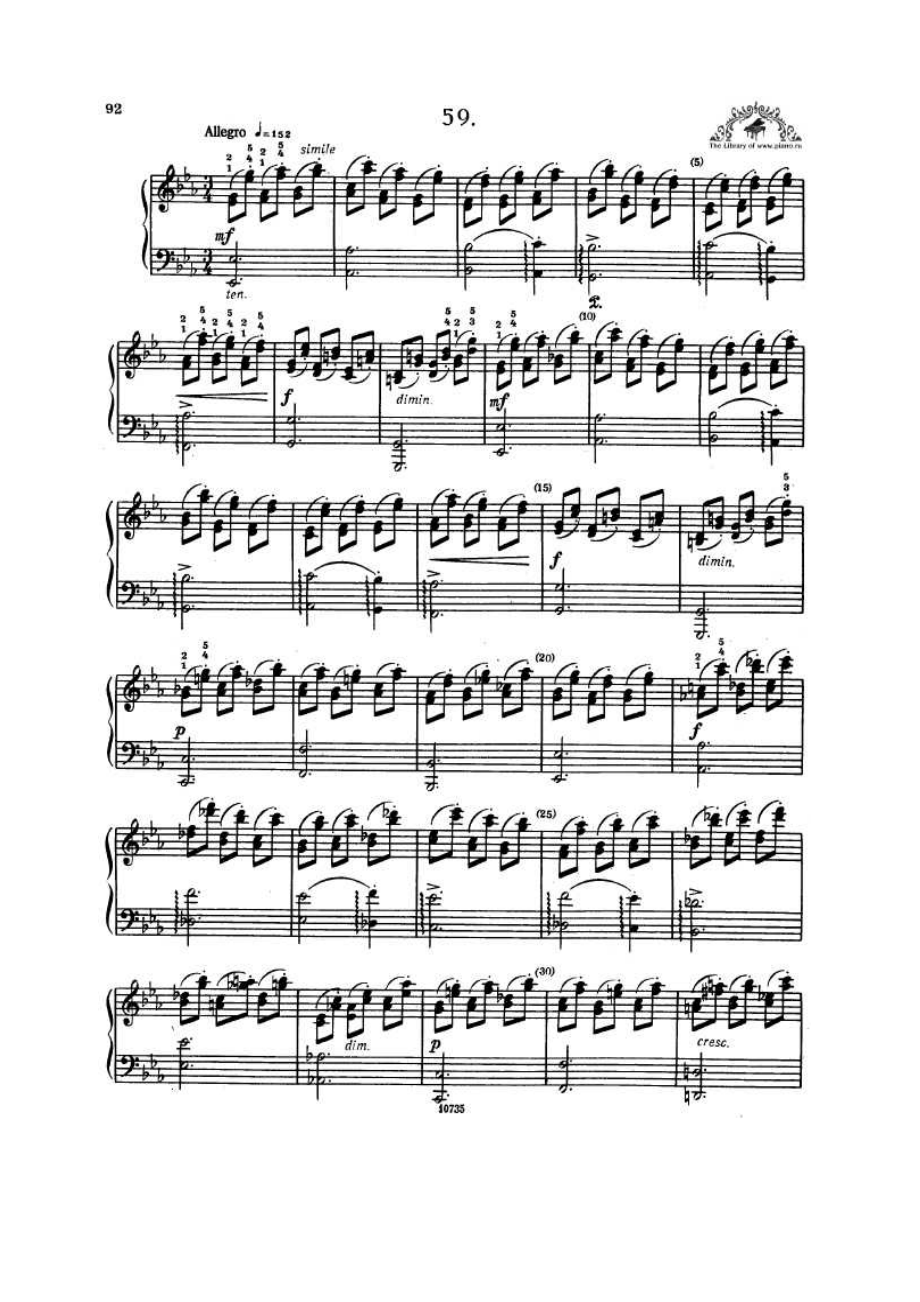 克拉默kr 钢琴谱1_第1页