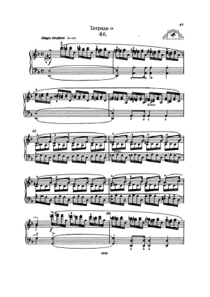 克拉默kr 钢琴谱14