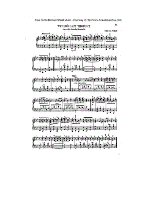 Weber 钢琴谱7
