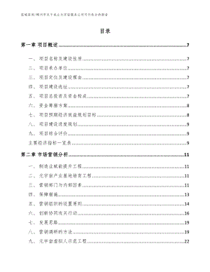 嵊州市关于成立元宇宙服务公司可行性分析报告（范文参考）