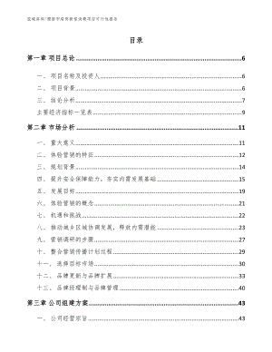 渭南市培育新型消费项目可行性报告