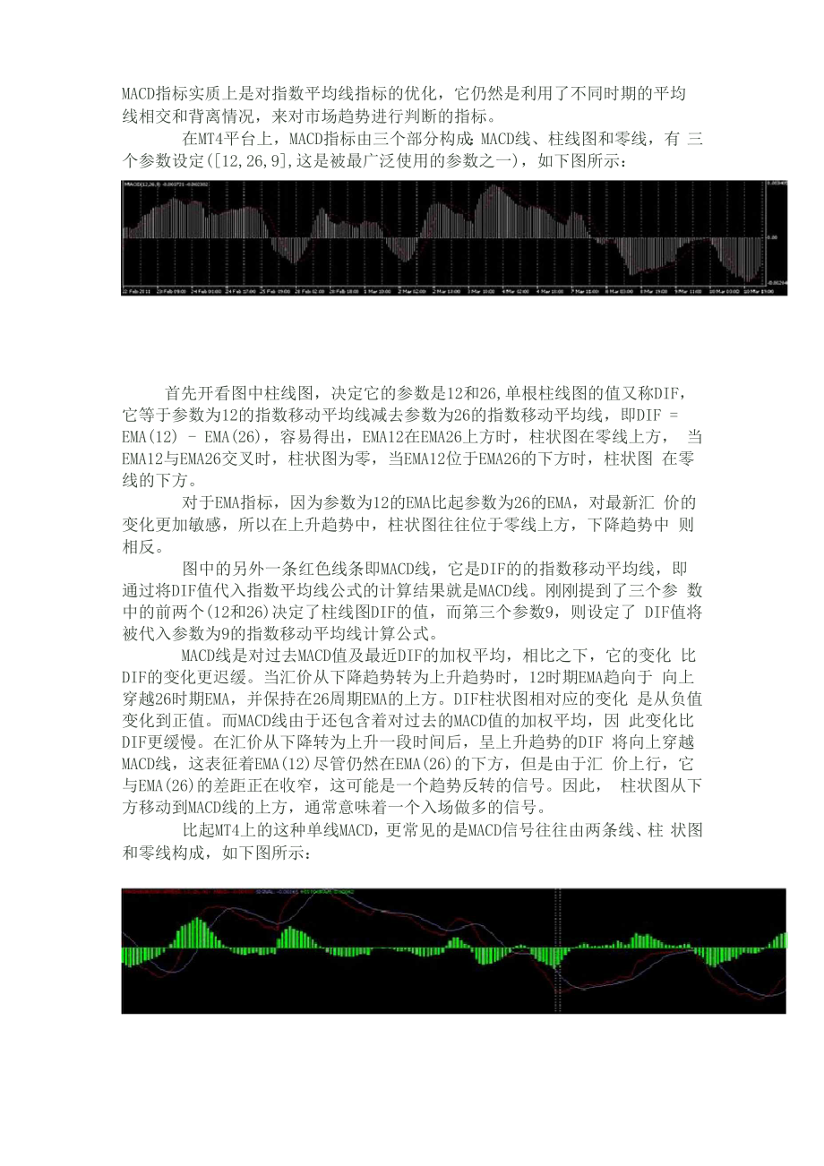 MT4单线MACD说明及用法_第1页