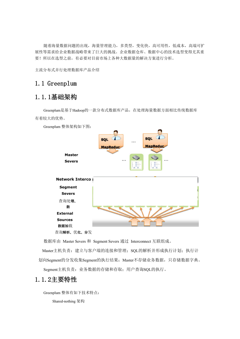 MPP数据库对比总结_第1页