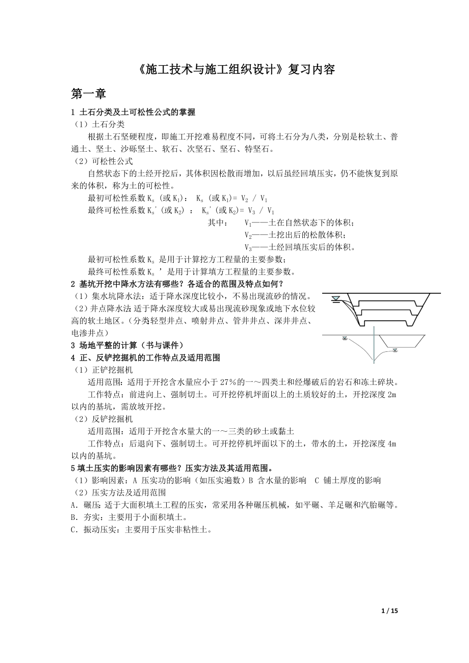 施工组织设计要点总结_第1页