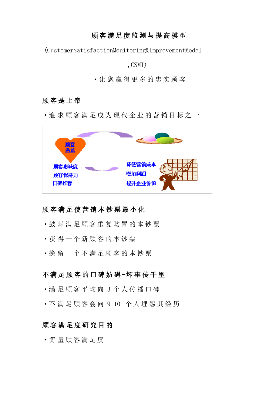 顾客满意度监测与提高模型(doc16)(1)_第1页