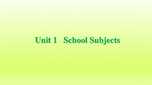 英语4年级上册Unit1SchoolSubjects(Story)4601