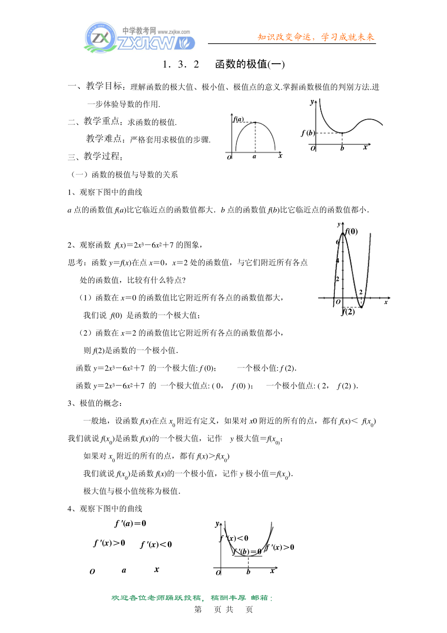 1.3.2函数的极值与导数(1)31618_第1页