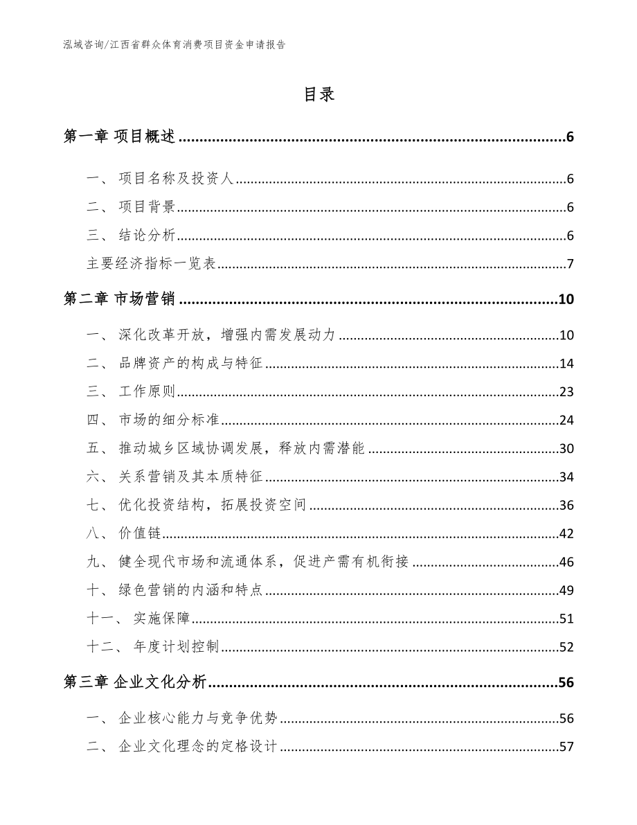 江西省群众体育消费项目资金申请报告_第1页