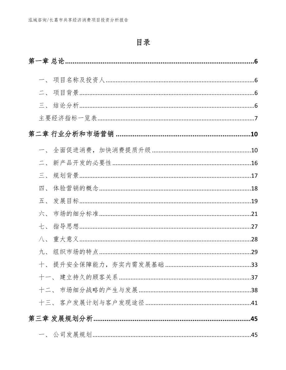 长葛市共享经济消费项目投资分析报告_第1页