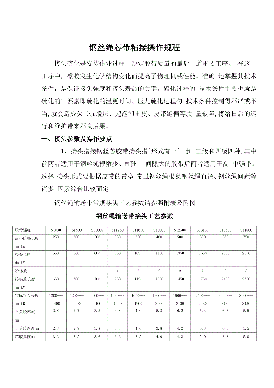 钢丝胶带粘接方法及要求2016_第1页