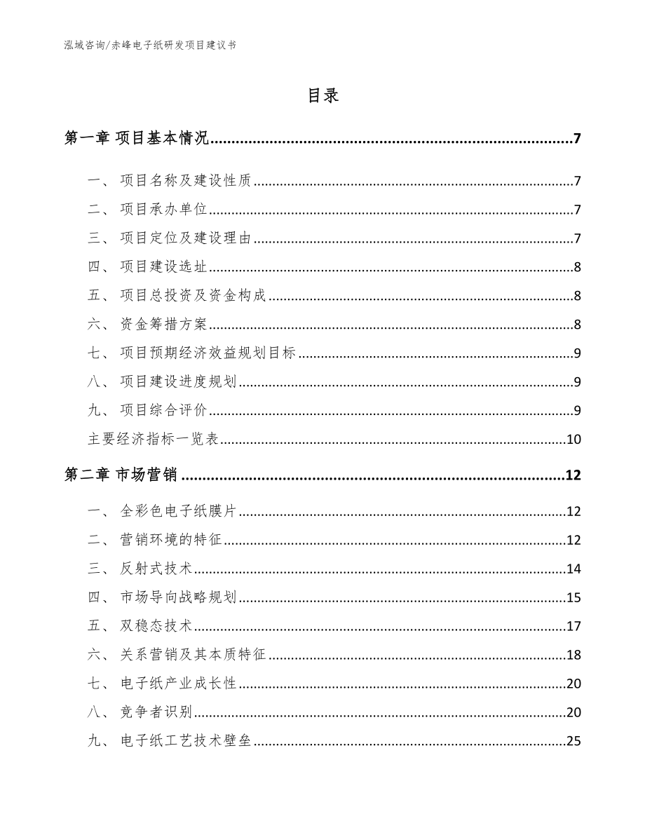 赤峰电子纸研发项目建议书_第1页