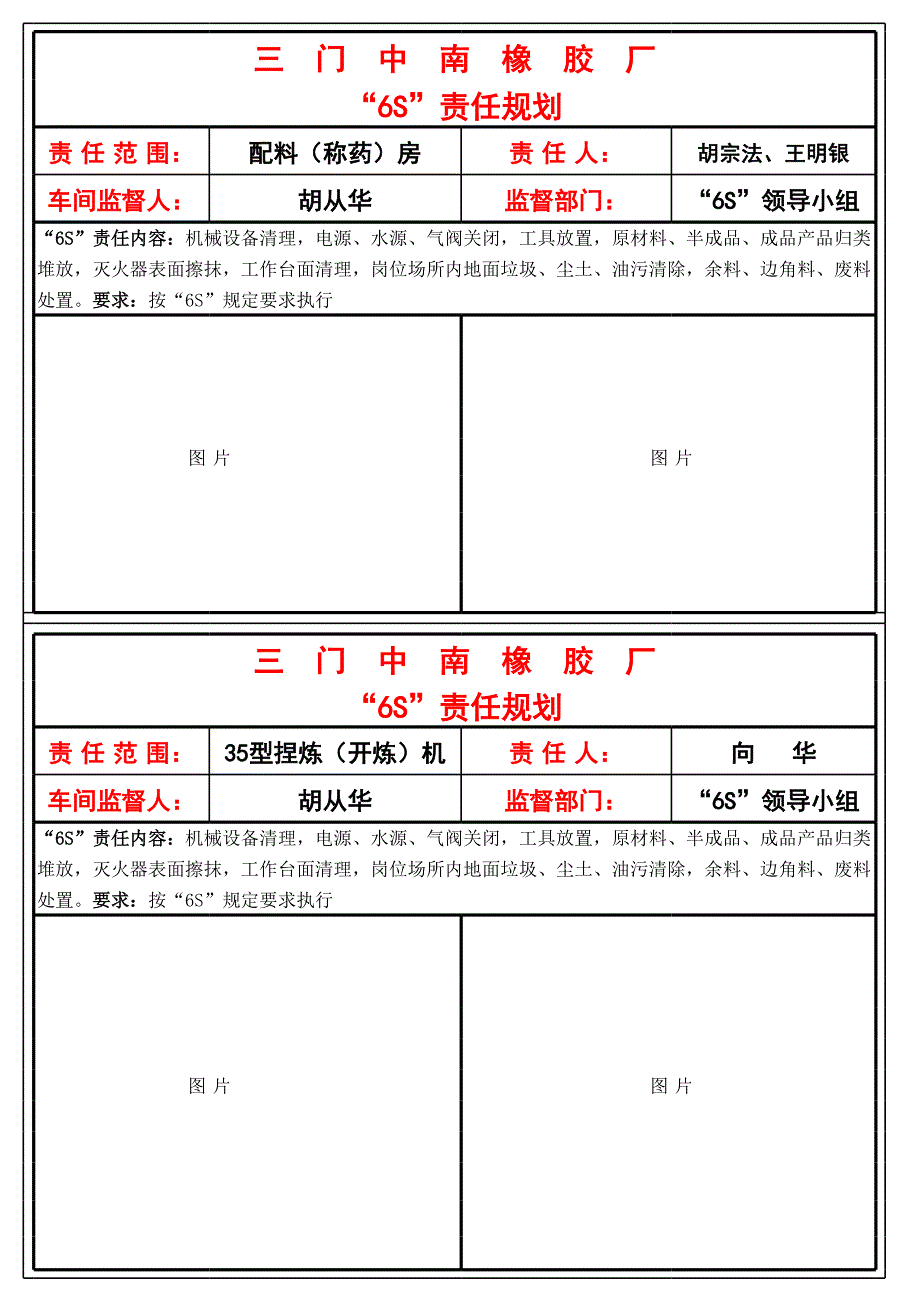 “6S”責任規(guī)劃表_第1頁