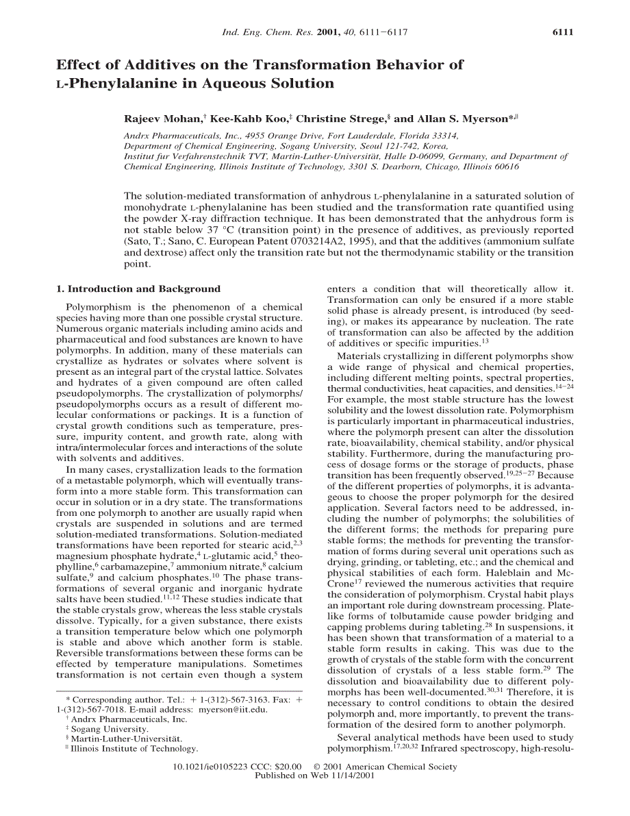 晶型与表面活性剂经典文献之四_第1页