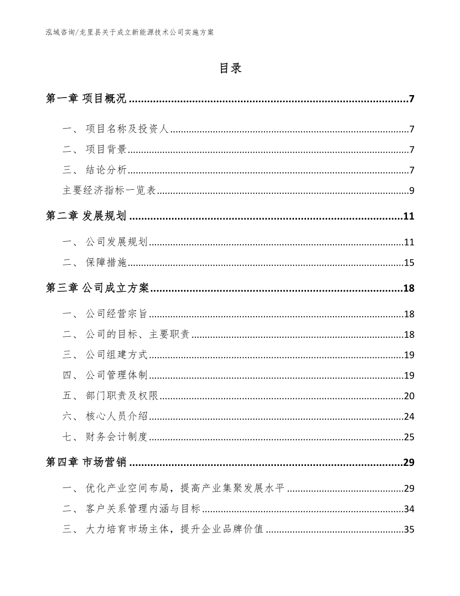 龙里县关于成立新能源技术公司实施方案_第1页