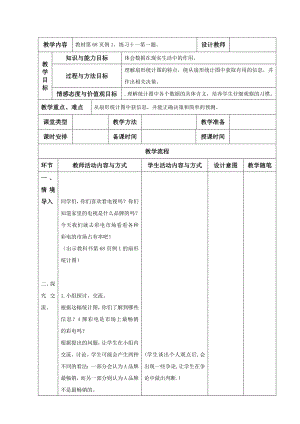 四五单元数学教案(六下)