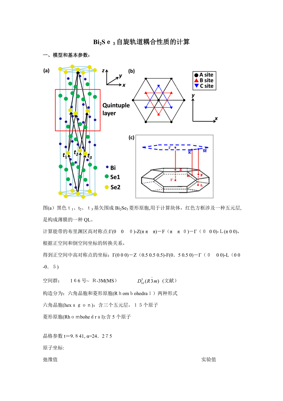 Bi2Se3自旋轨道耦合计算_第1页