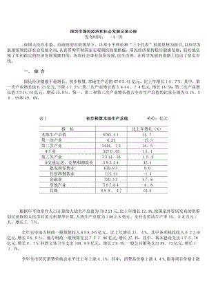 深圳市国民经济和社会发展统计公报(2)